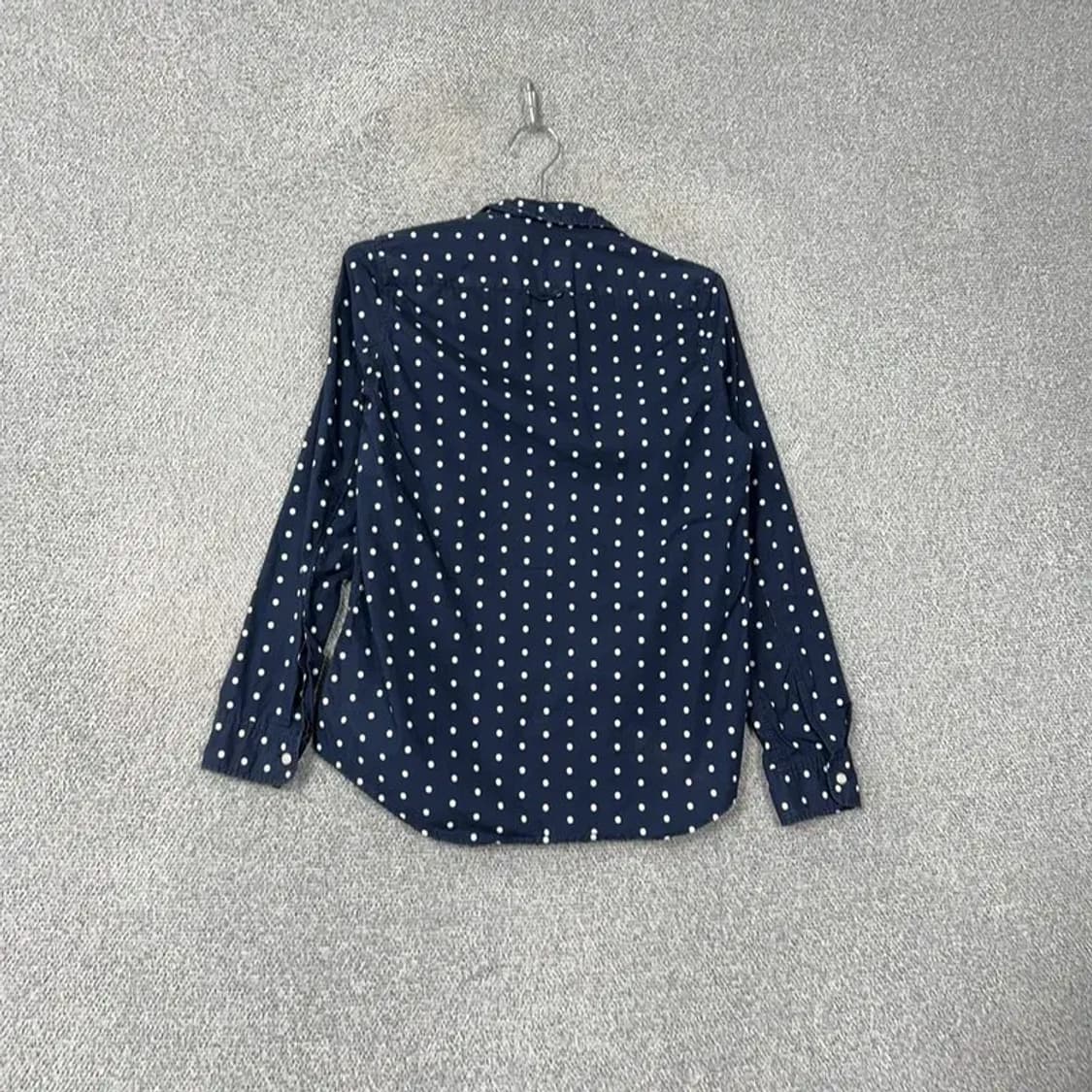 갭 여성 도트 네이비 셔츠 S 상품이미지2