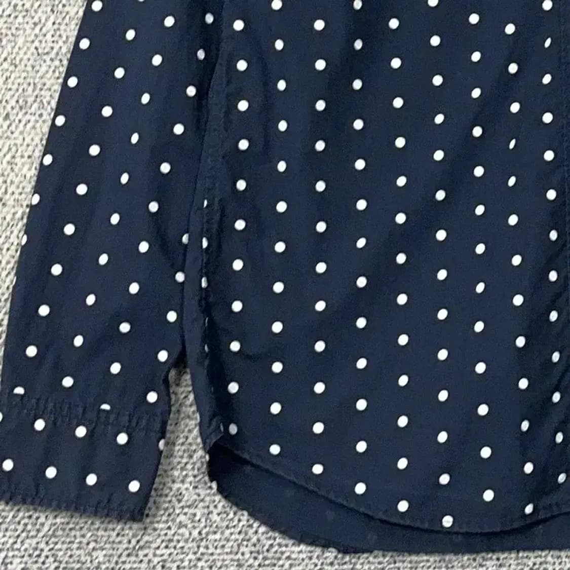 갭 여성 도트 네이비 셔츠 S 상품이미지3