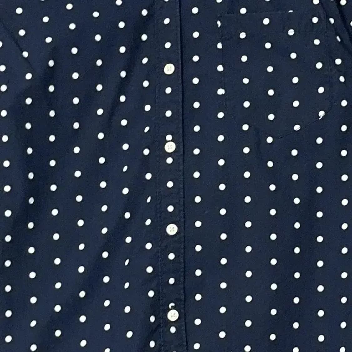 갭 여성 도트 네이비 셔츠 S 상품이미지4