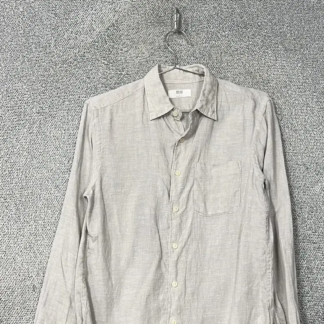 유니클로 캐주얼 린넨 셔츠 S 상품이미지3