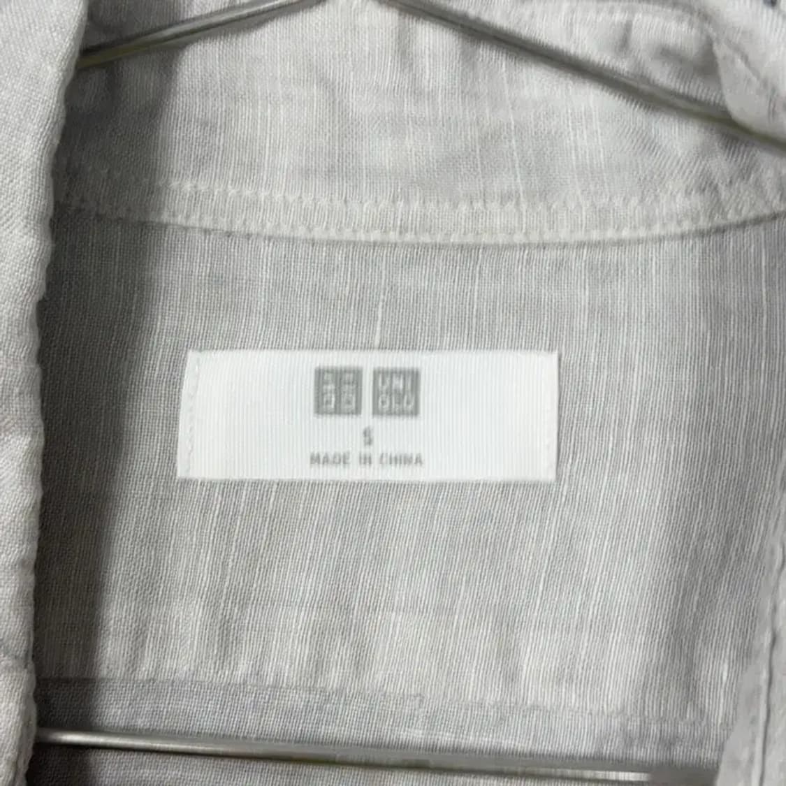 유니클로 캐주얼 린넨 셔츠 S 상품이미지5