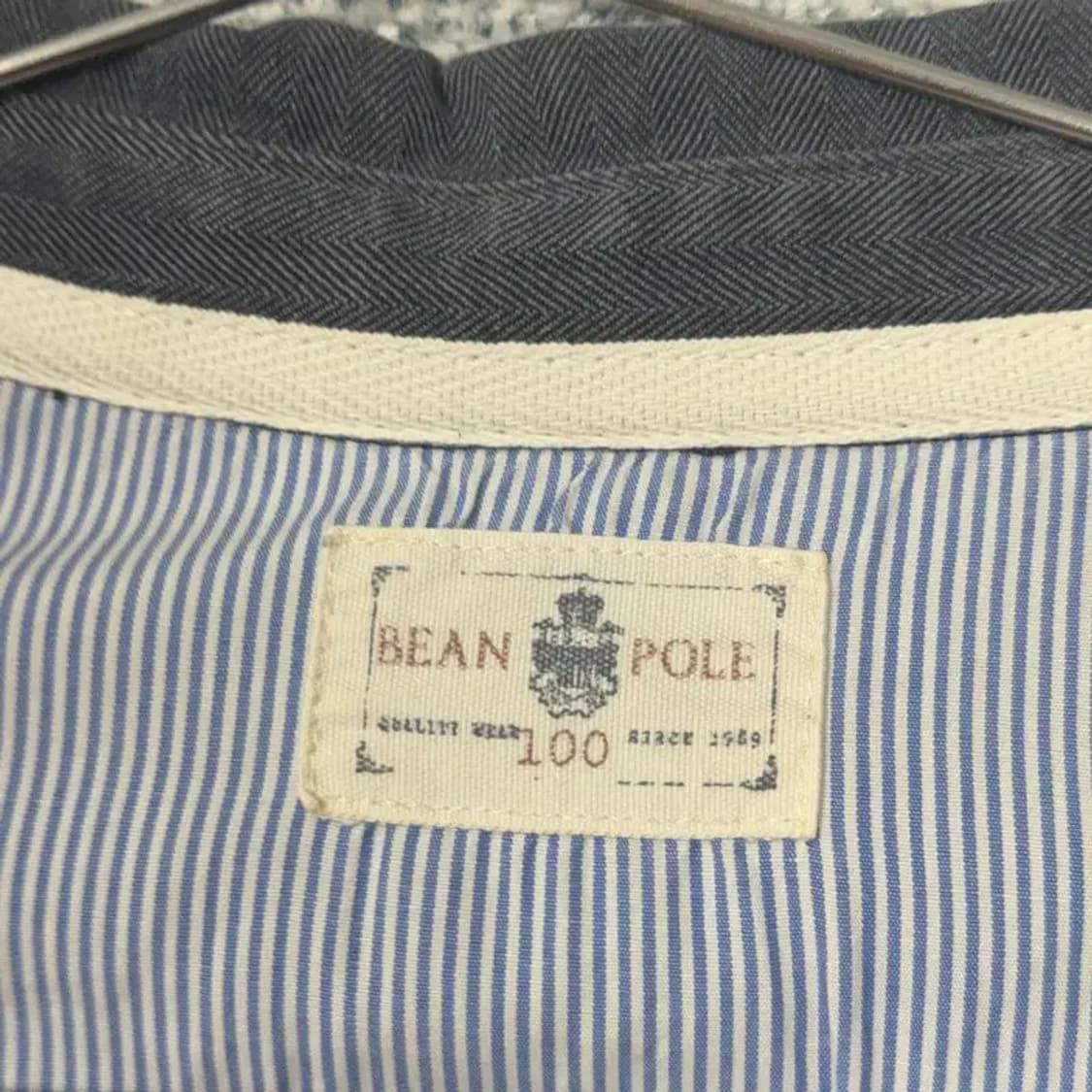 빈폴 네이비 긴팔 카라티 100 상품이미지3