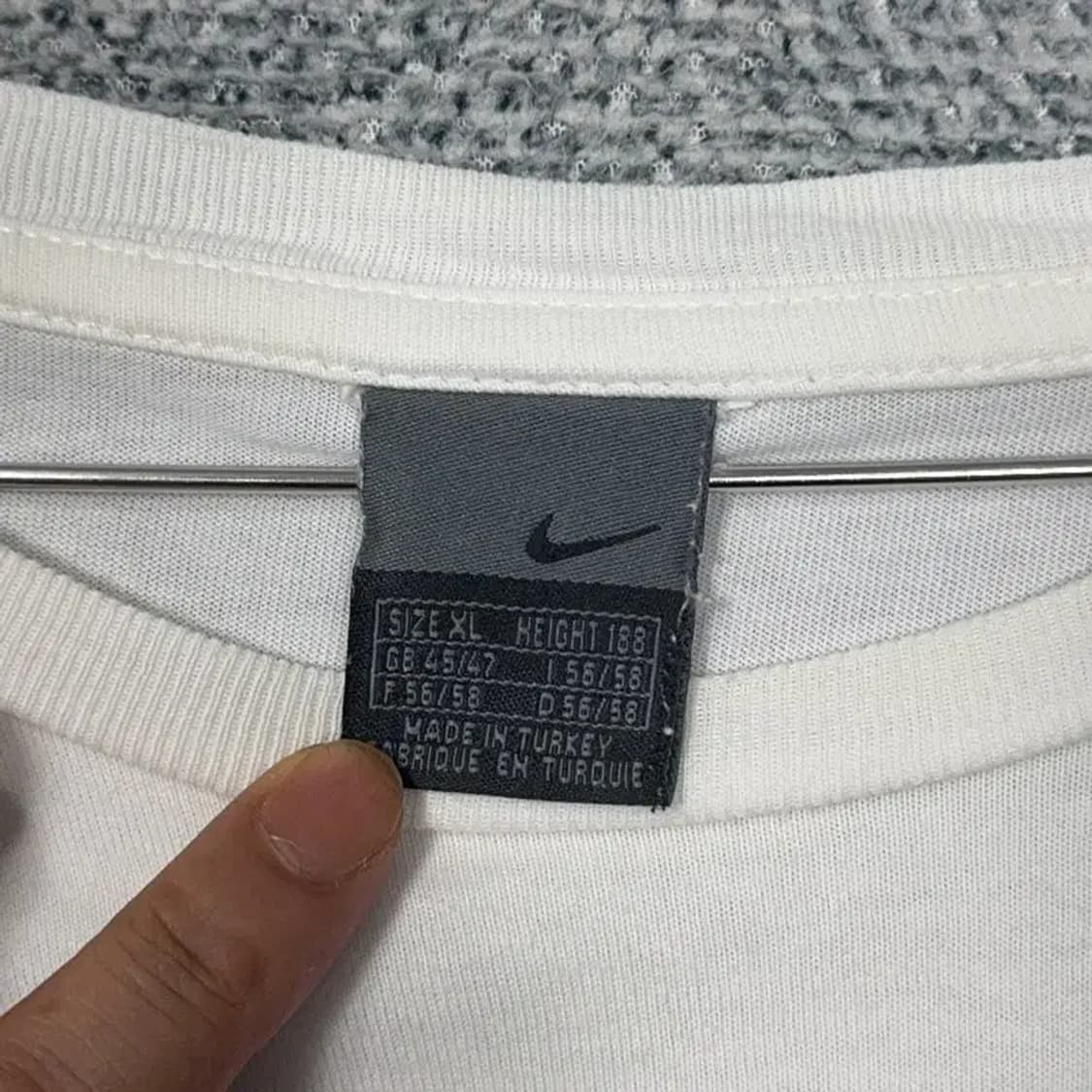 나이키 빈티지 스우시 오버핏 반팔티 XL 상품이미지5