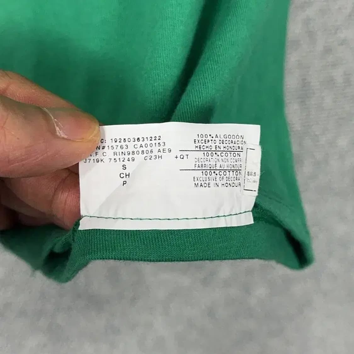 챔피온 프린팅 그린 반팔티 S 상품이미지4