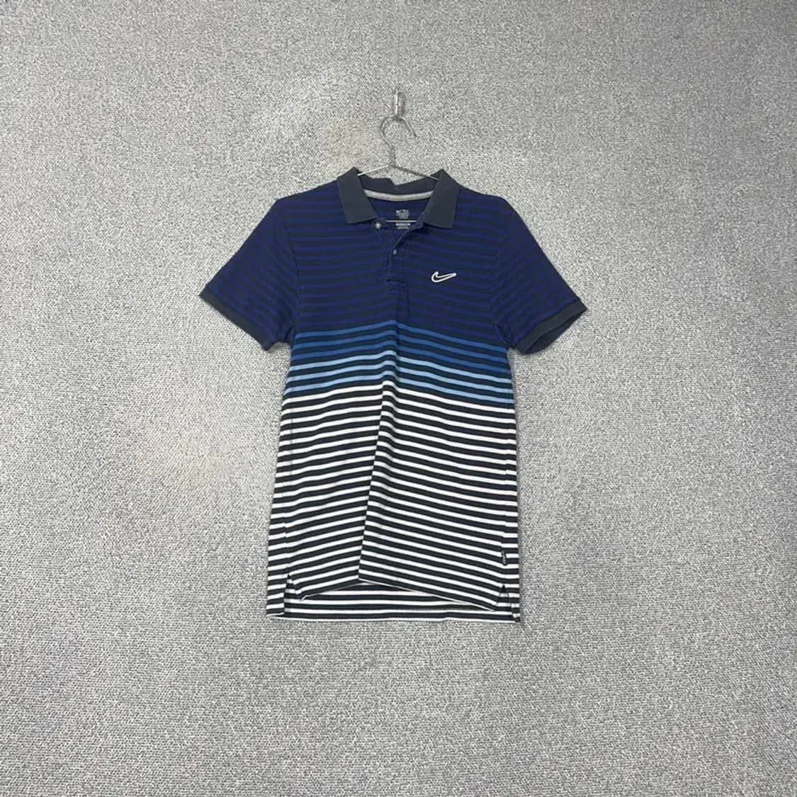 나이키 스트라이프 반팔 카라티 M 상품이미지1