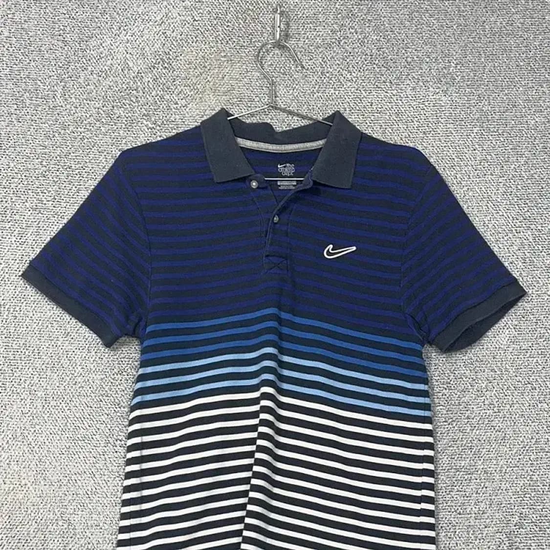 나이키 스트라이프 반팔 카라티 M 상품이미지3