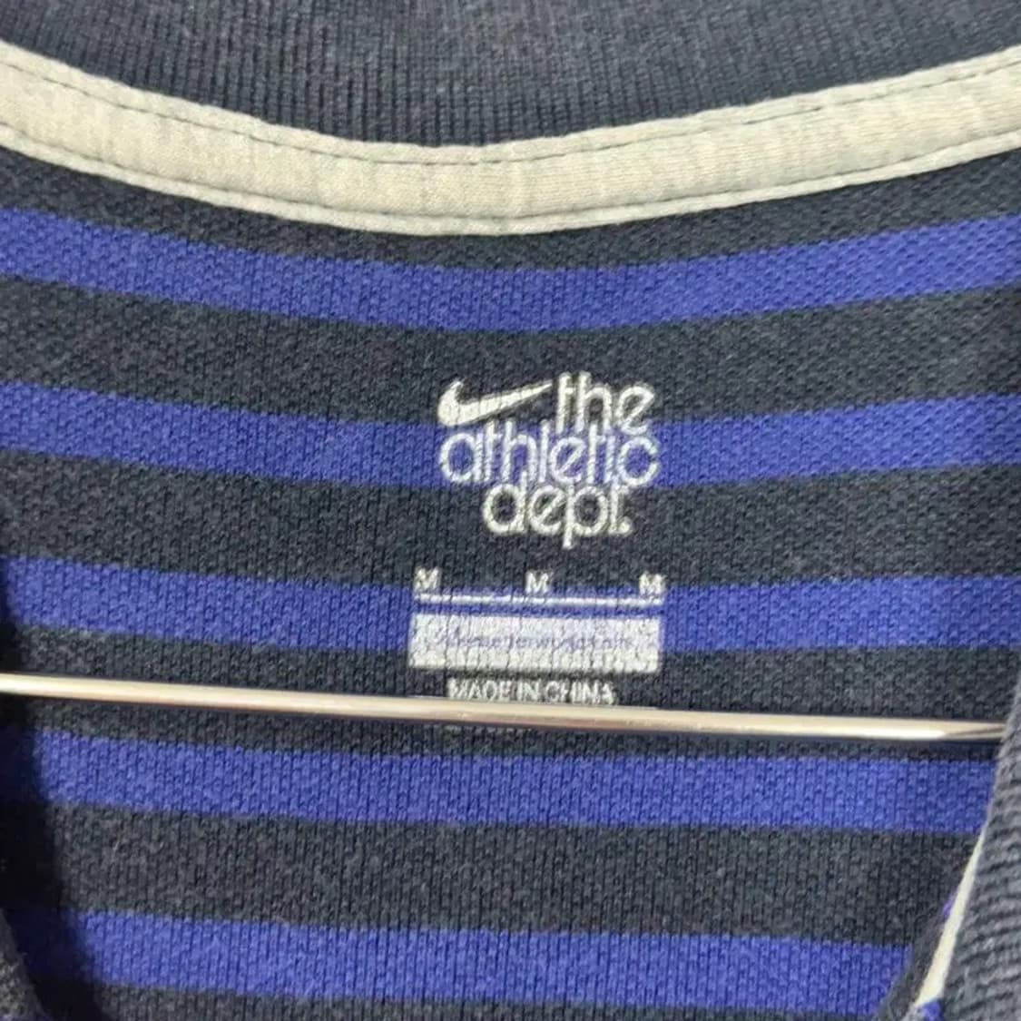 나이키 스트라이프 반팔 카라티 M 상품이미지5