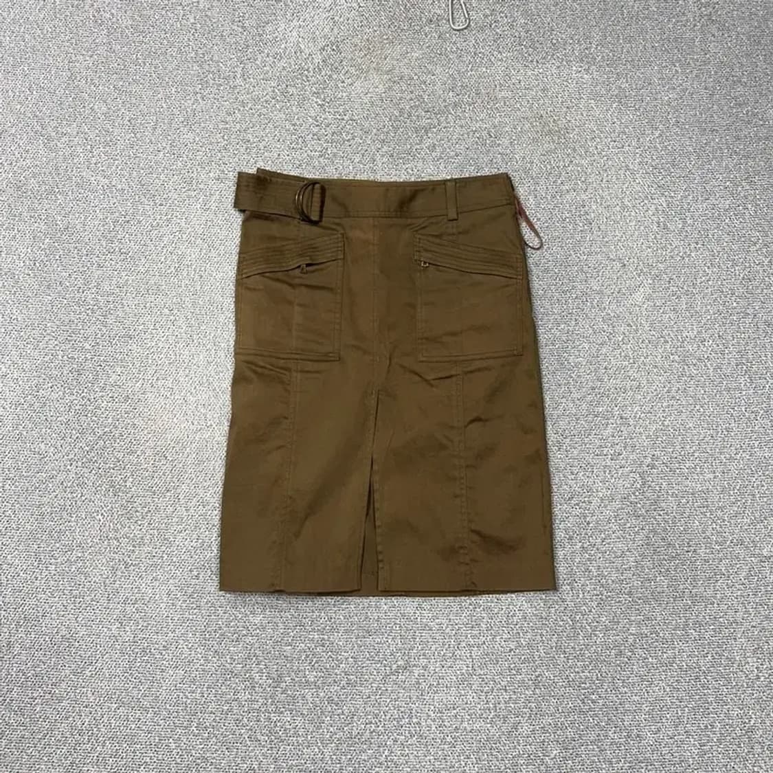 DKNY 브라운 벨티드 스커트 4 상품이미지2