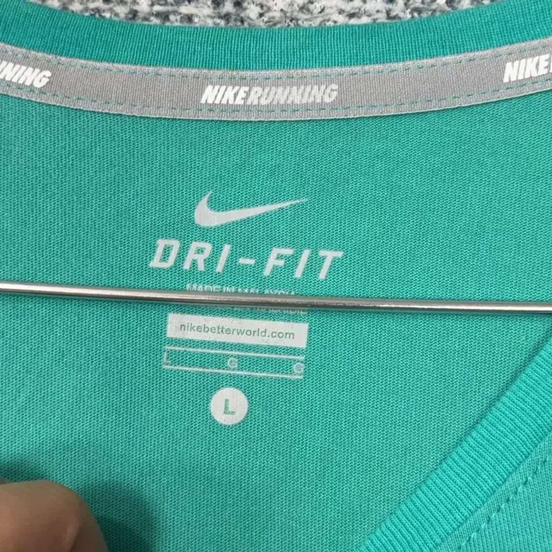 나이키 프린팅 민트 반팔티 L 상품이미지5
