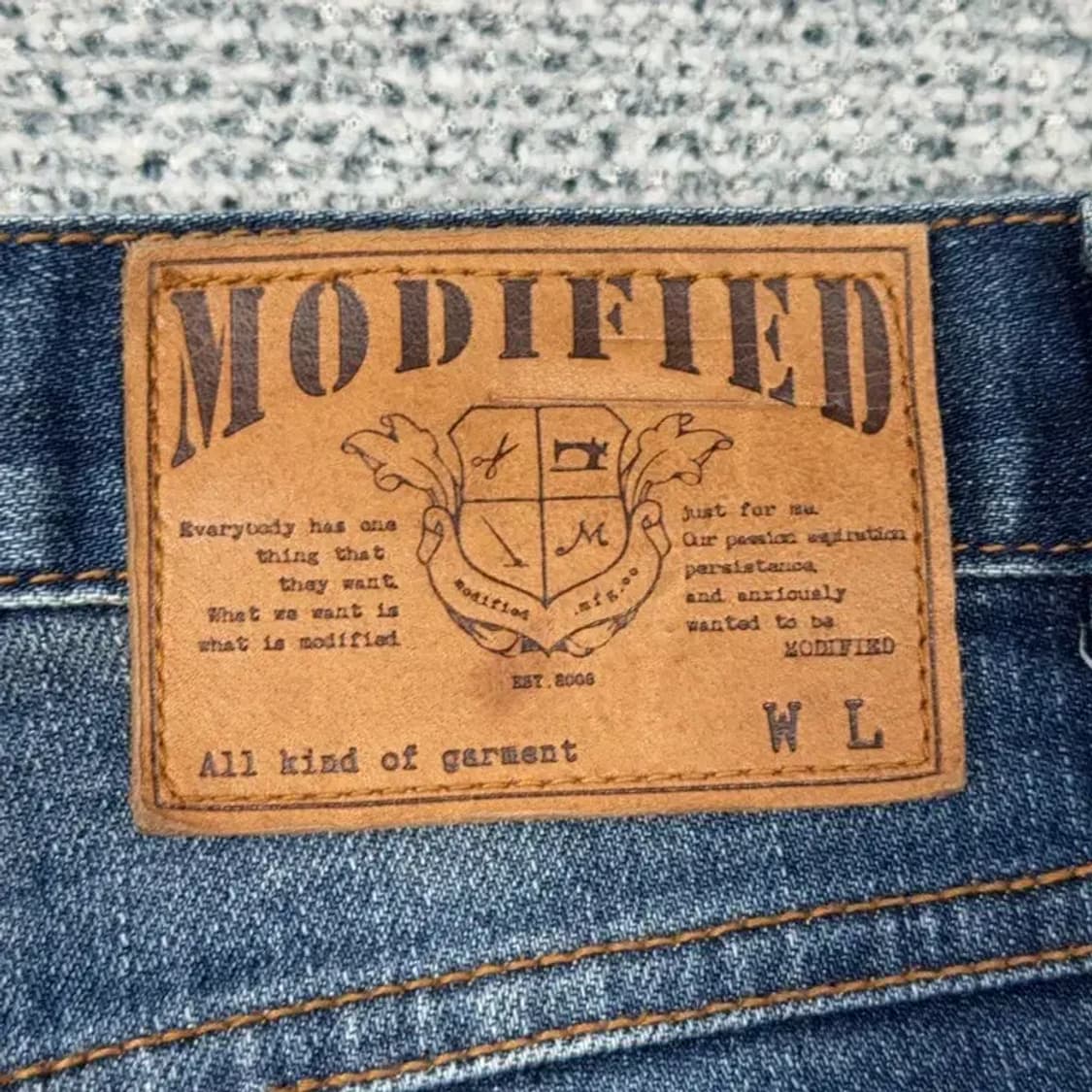 모디파이드 캐주얼 데님팬츠 L 상품이미지7