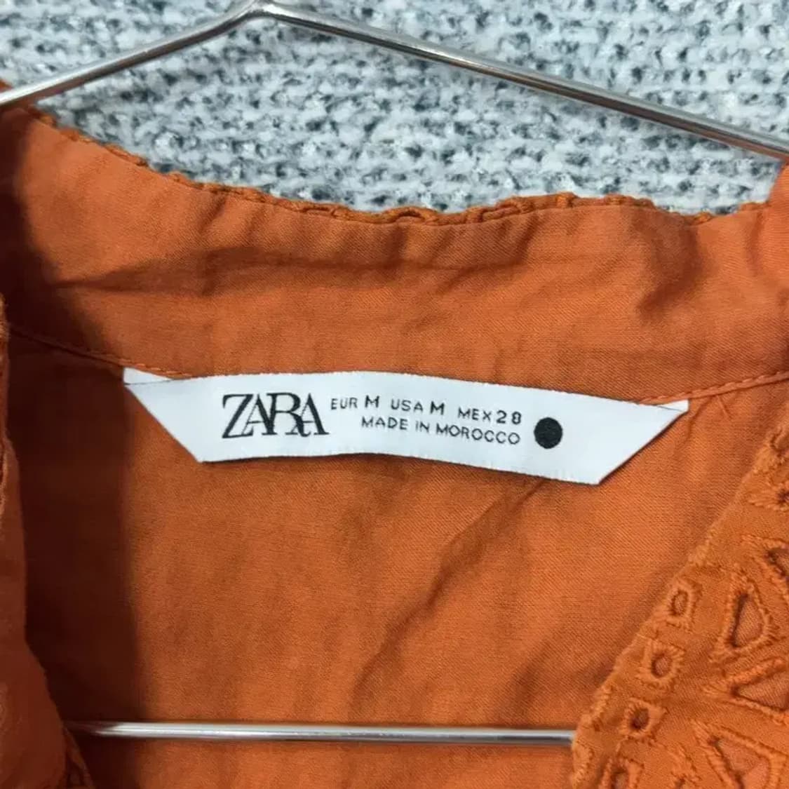 자라 빈티지 레이스 블라우스 M 상품이미지3