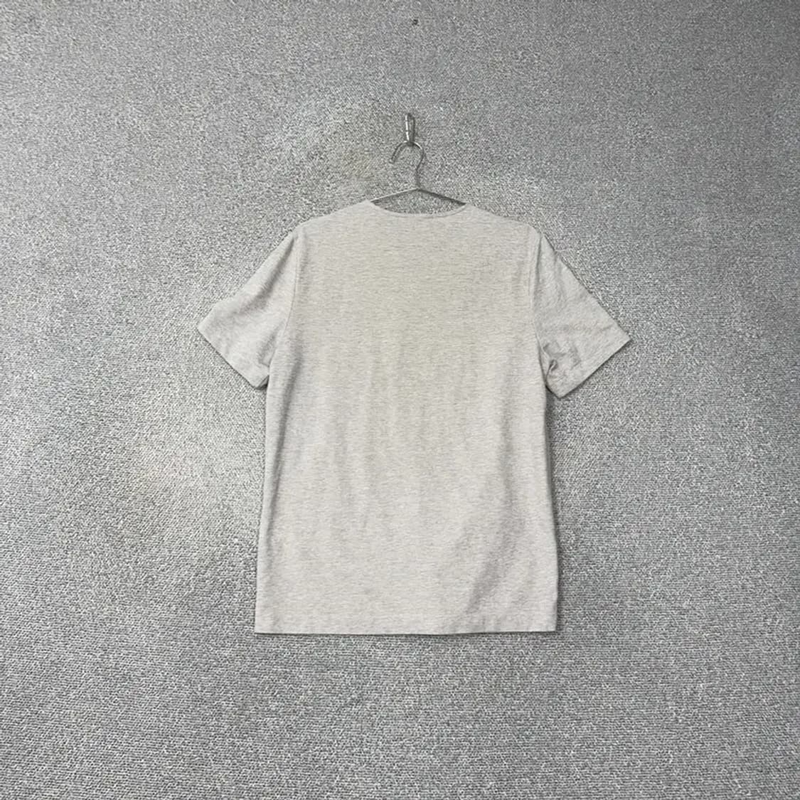 마인드브릿지 그레이 브이넥 코튼 반팔티 100 상품이미지2