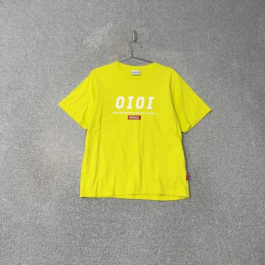 5252 OIOI 형광 반팔티 M 상품이미지1