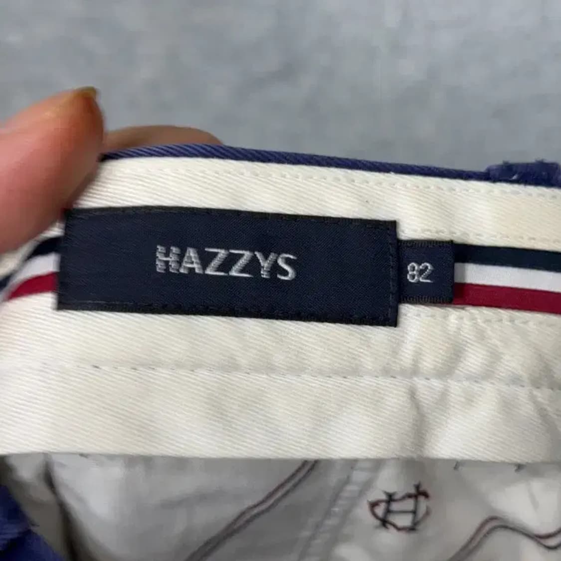 해지스 네이비 치노 반바지 32 상품이미지4