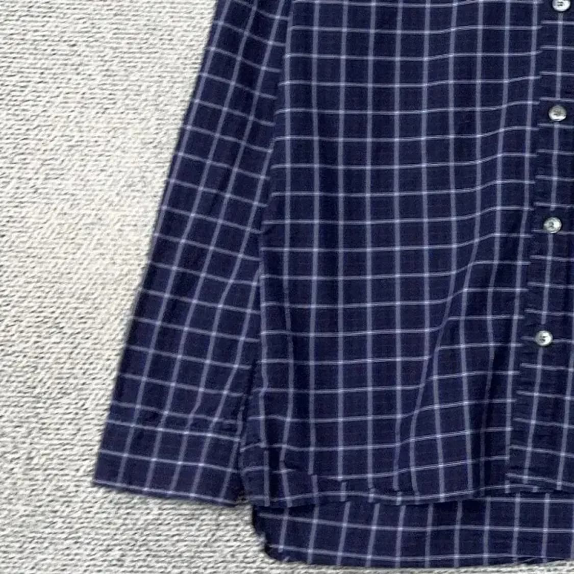 DKNY 네이비 체크셔츠 S 상품이미지3