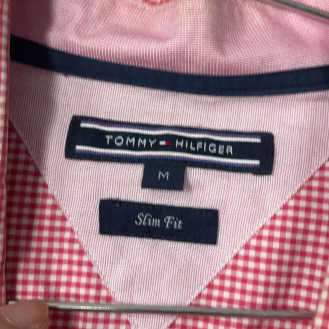 타미힐피거 슬림핏 캐주얼 체크셔츠 M 상품이미지3