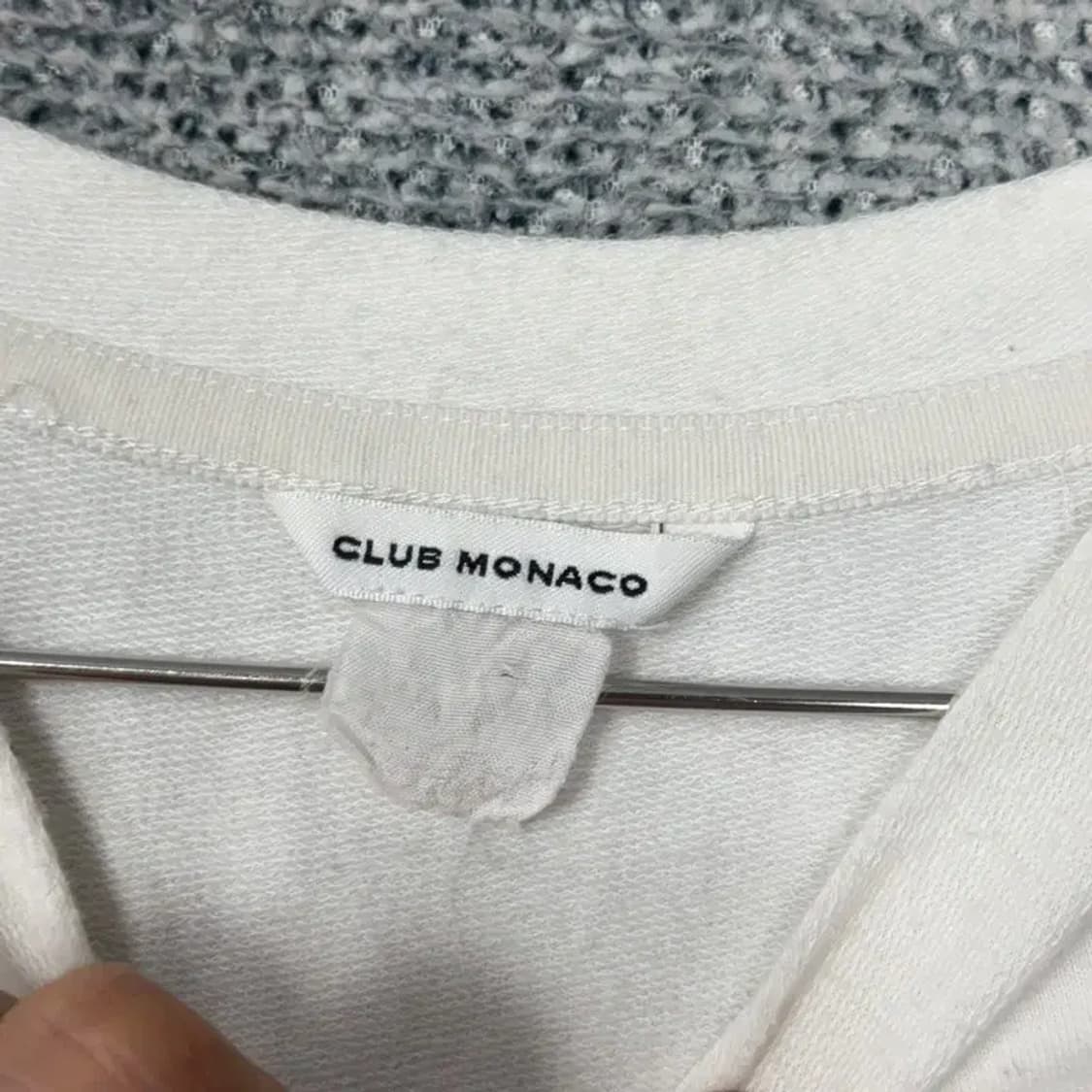 클럽모나코 플라워 레이스 반팔티 M 상품이미지3