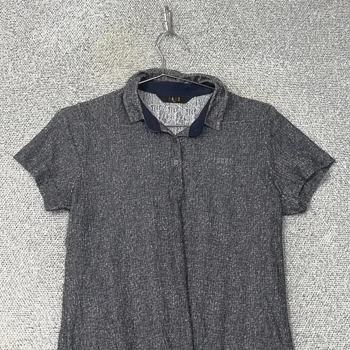 닥스 캐주얼 그레이 기능성 반팔 카라티 95 상품이미지3