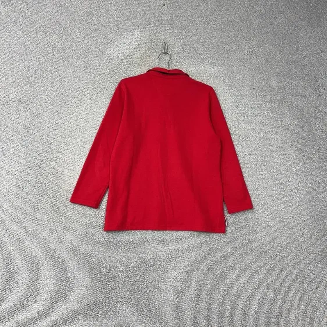 US 폴로 아쎈 로고 레드 기능성 긴팔 카라티 XL 상품이미지2