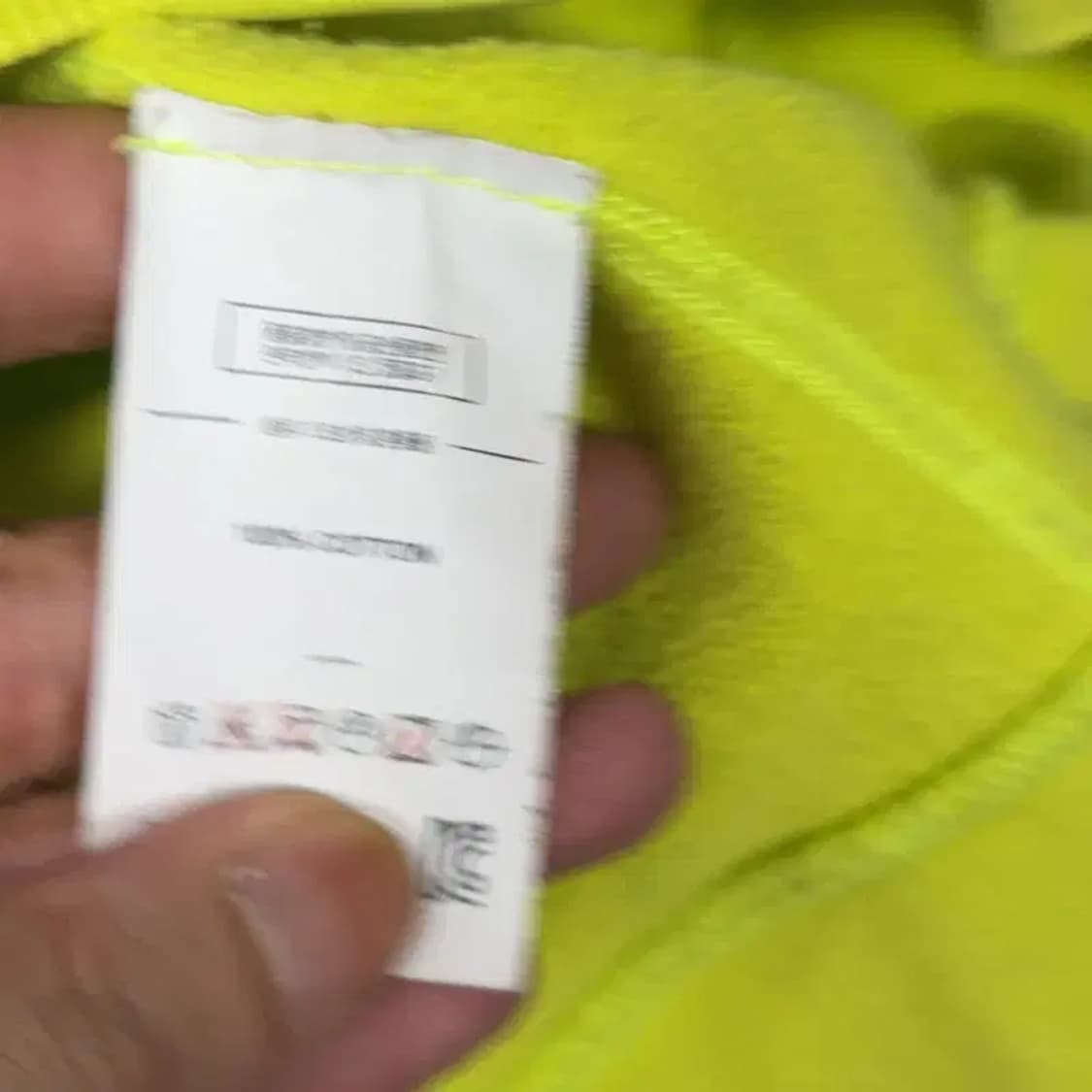 디스이즈네버댓 형광 로고 후드티 S 상품이미지4