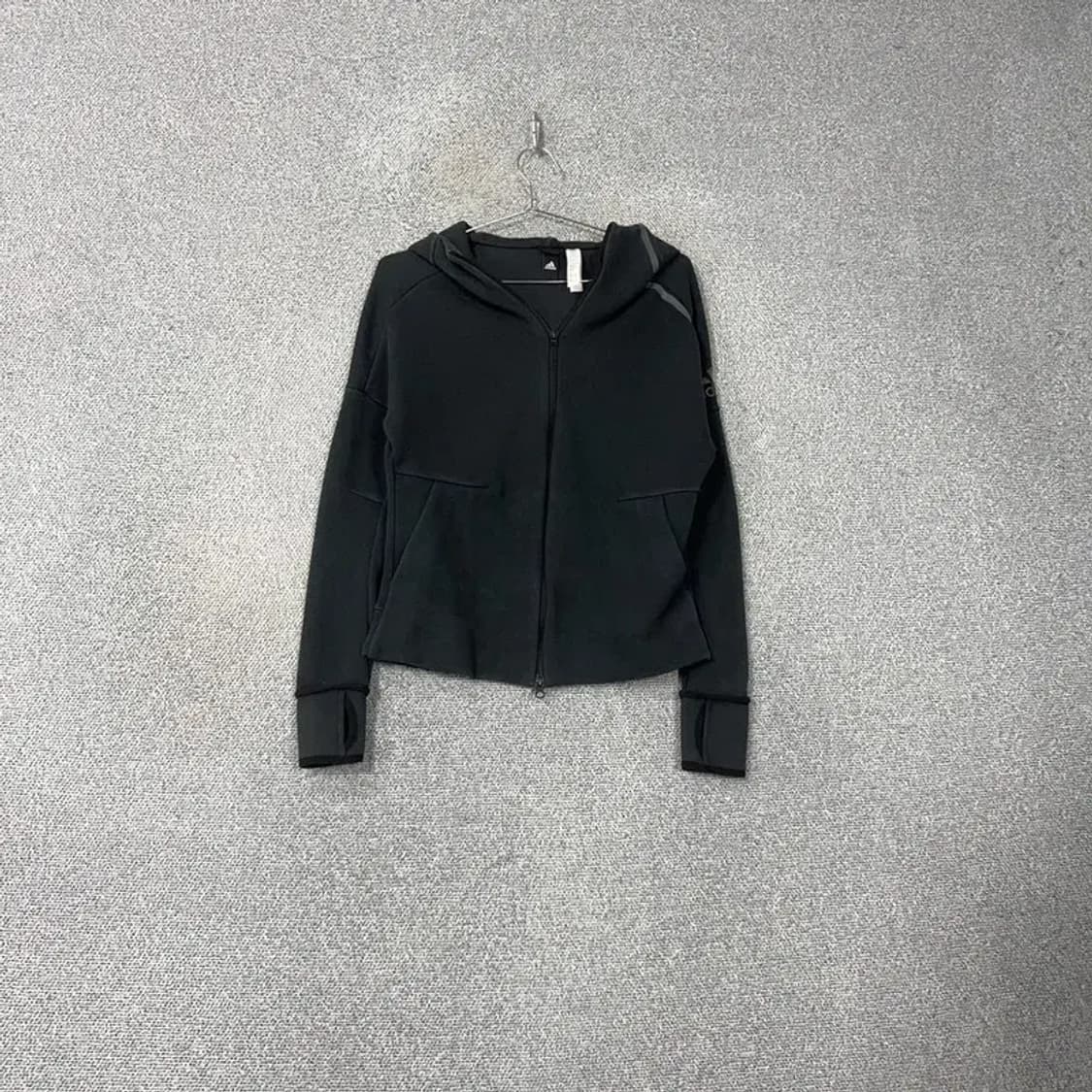 아디다스 블랙 완장 후드집업 90 상품이미지1