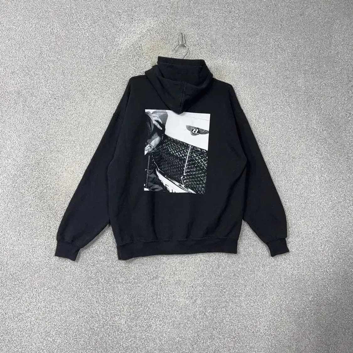 길단 플렉스 백프린팅 후드티 L 상품이미지2