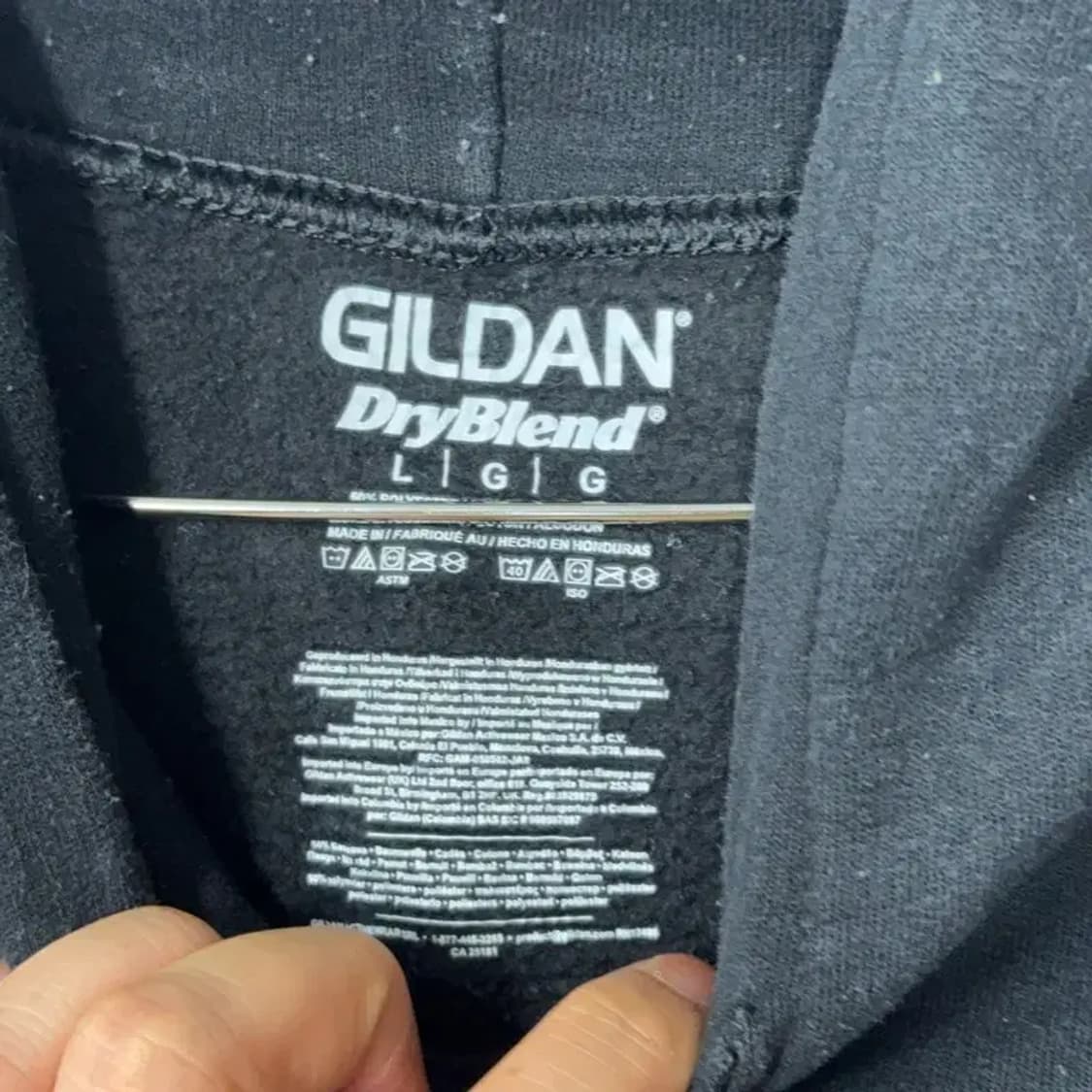 길단 플렉스 백프린팅 후드티 L 상품이미지3