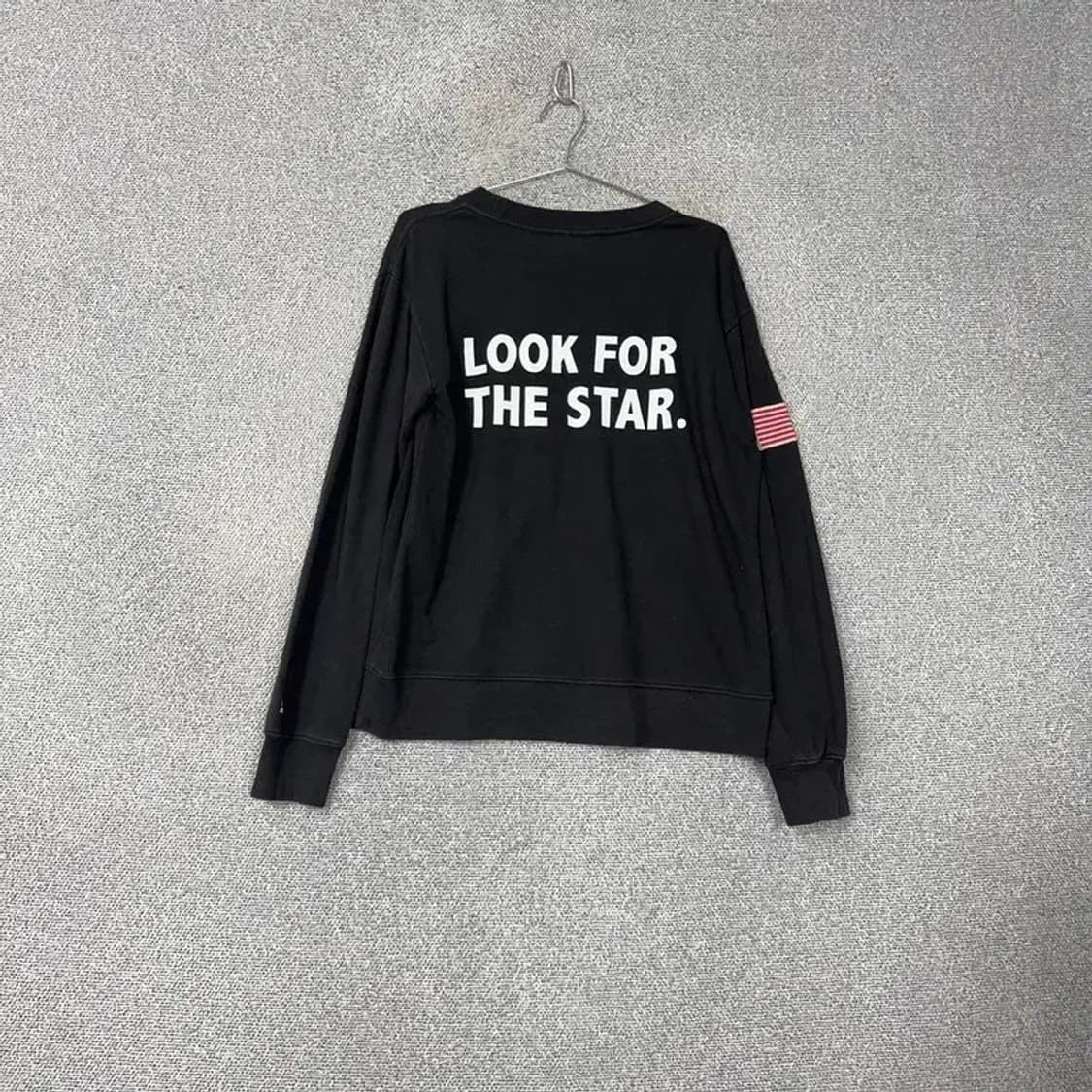 스타터 로고 블랙 맨투맨 M 상품이미지2