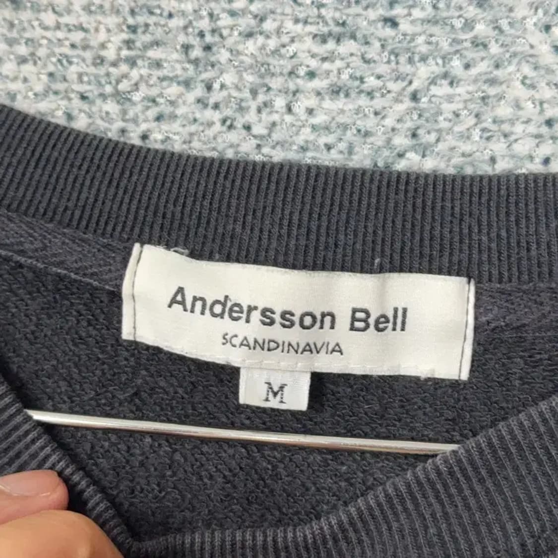 앤더슨벨 로고 절개 오버핏 맨투맨 M 상품이미지3