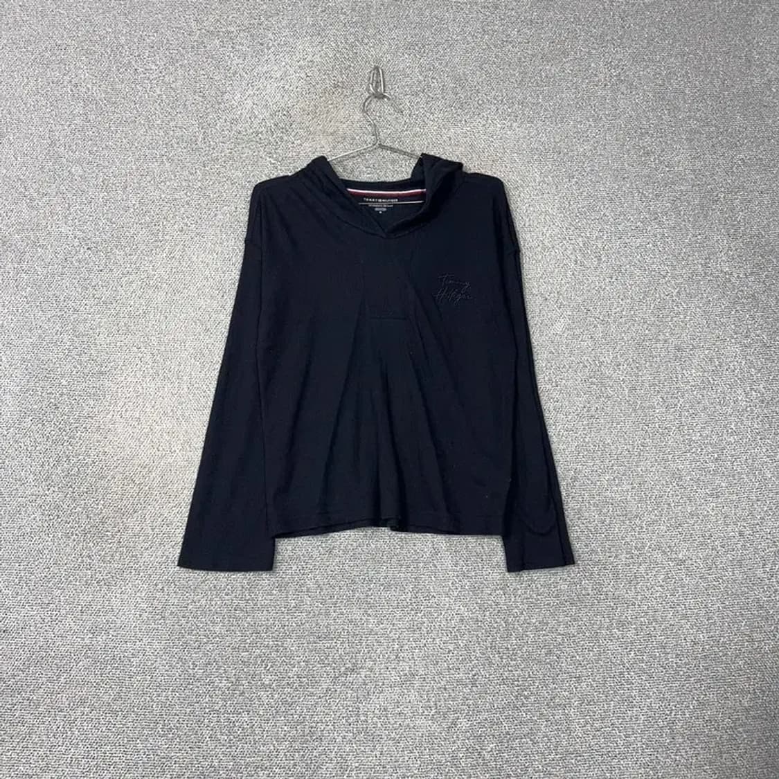 타미힐피거 빈티지 자수 와플 후드티 M 상품이미지1