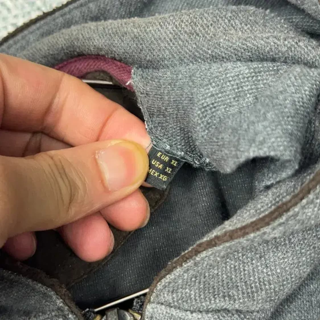 마시모두띠 그레이 후드집업 XL 상품이미지3