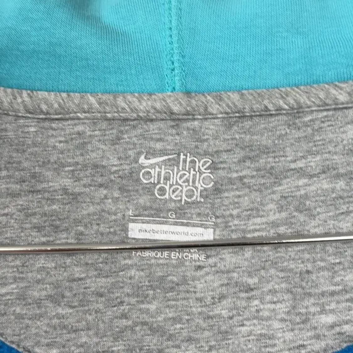 나이키 블루 컬러 스우시 후드집업 L 상품이미지3