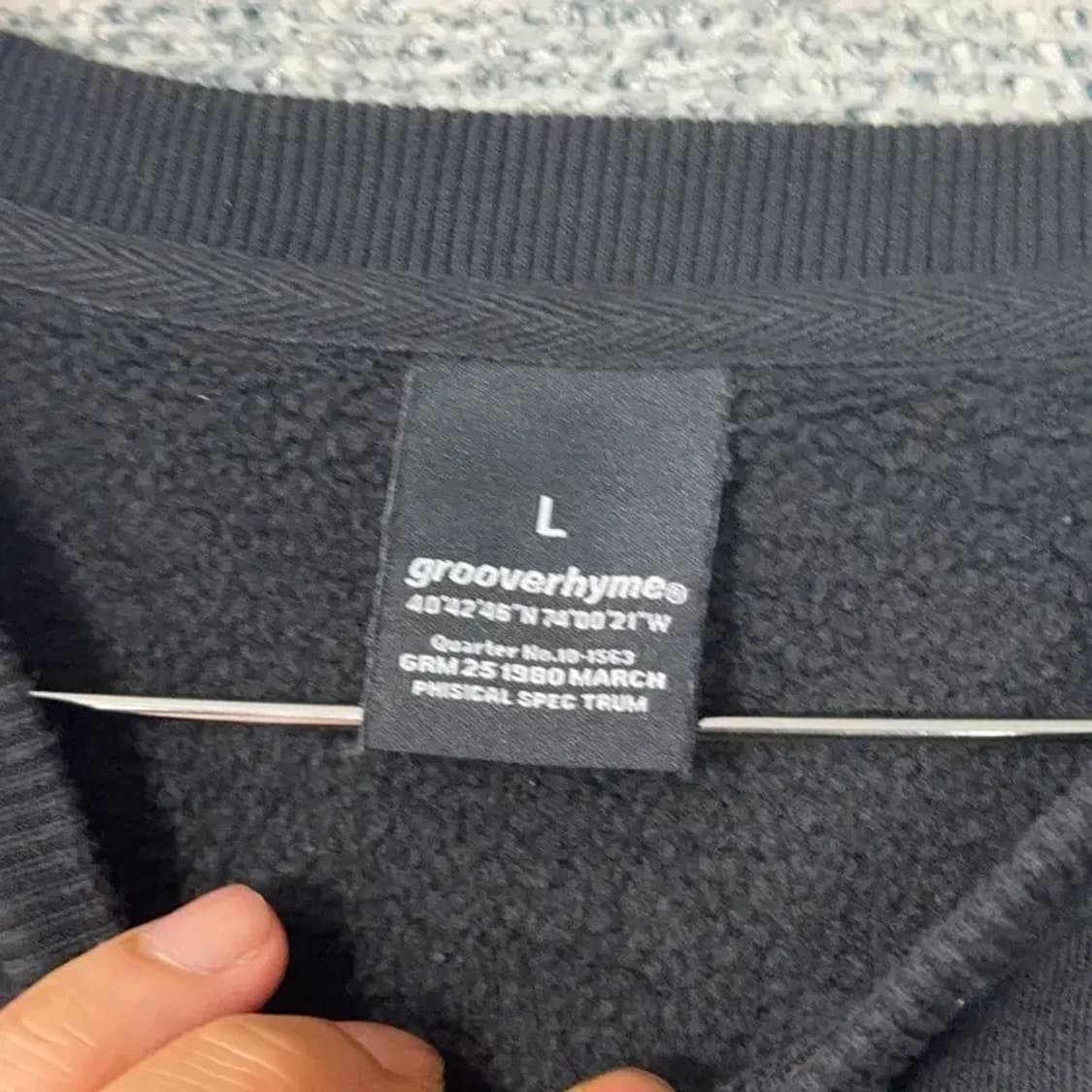 그루브라임 스펠로고 스웻셔츠 맨투맨 L 상품이미지3