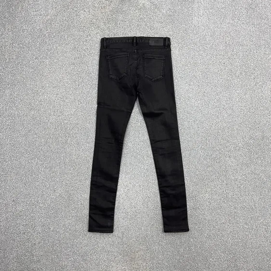 플랙진 여성 슬림 흑청데님 청바지 27 상품이미지2