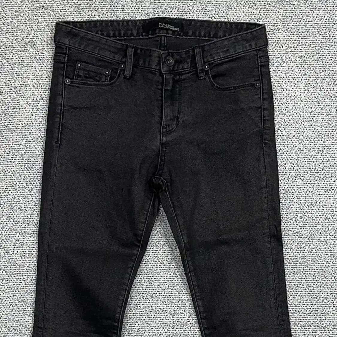 플랙진 여성 슬림 흑청데님 청바지 27 상품이미지3