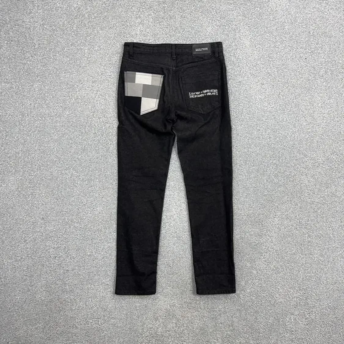 아임낫어휴먼비잉 백프린팅 데님팬츠 30 상품이미지1