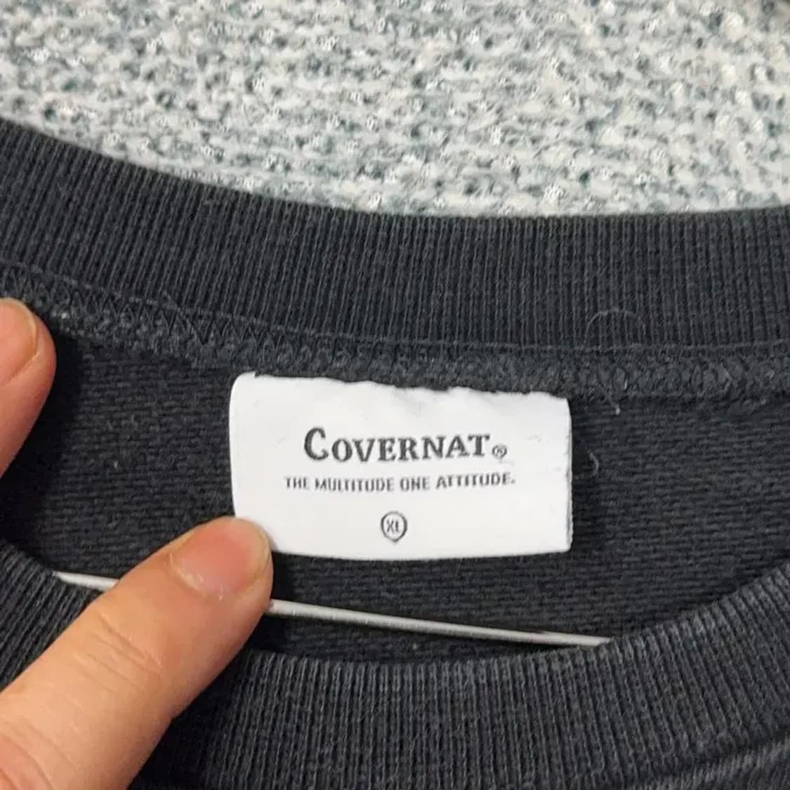 커버낫 아치로고 스웻셔츠 맨투맨 XL 상품이미지3