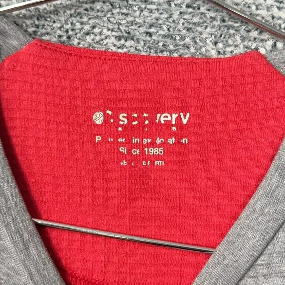 디스커버리 프린팅 그레이 기능성 긴팔티 M 상품이미지3