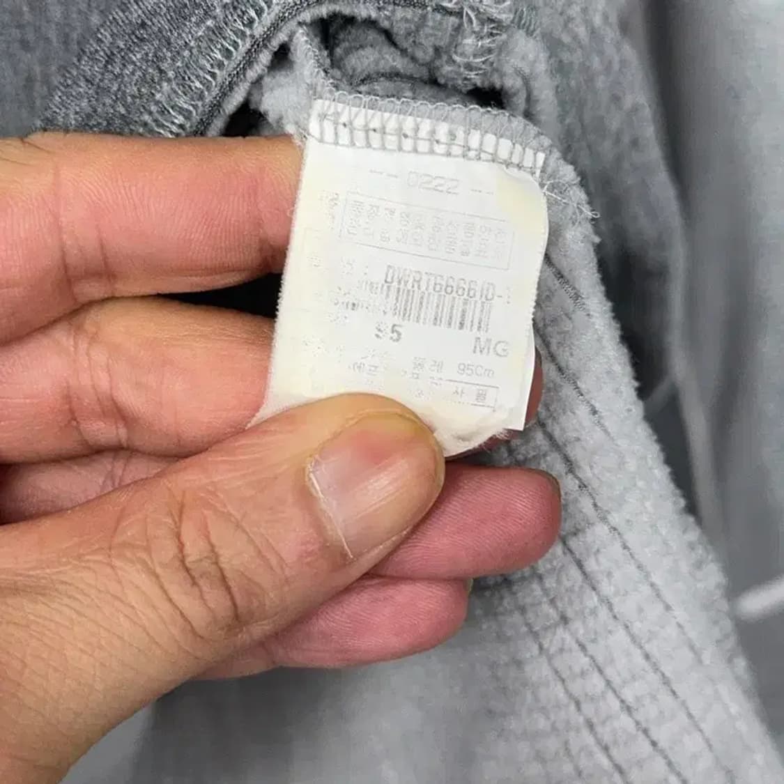 디스커버리 프린팅 그레이 기능성 긴팔티 M 상품이미지4