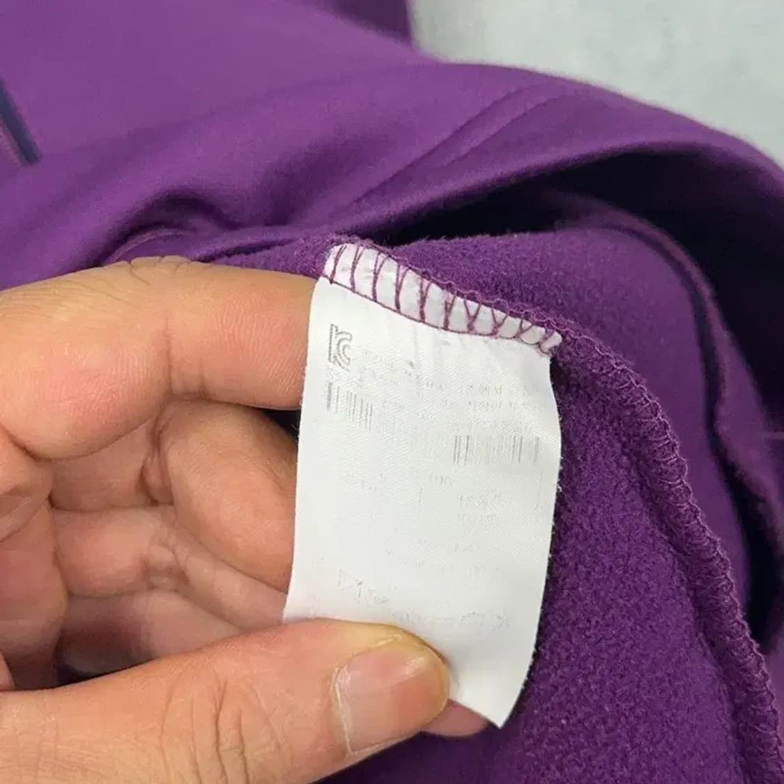 코오롱 퍼플 등상 집업 자켓 100 상품이미지3