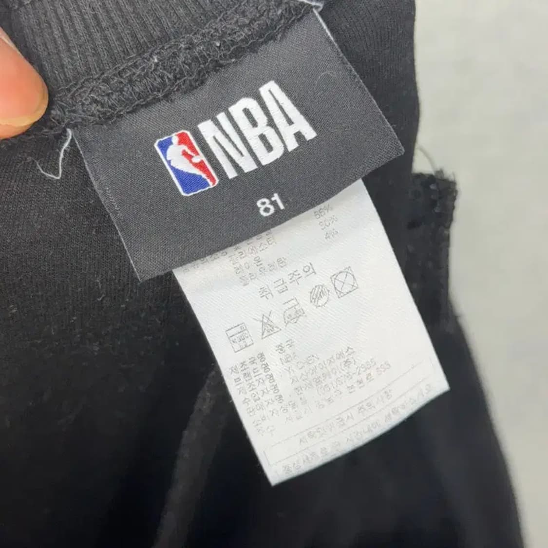 NBA 블랙 트레이닝 팬츠 32 상품이미지5