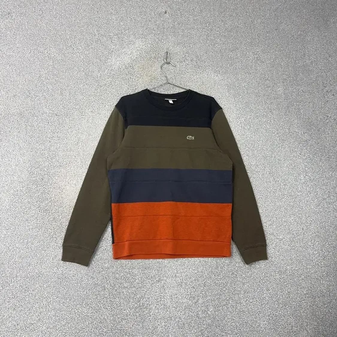 라코스테 멀티 컬러 로고 맨투맨 L 상품이미지1