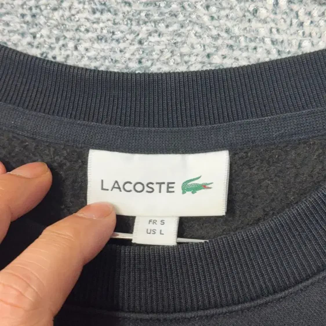 라코스테 멀티 컬러 로고 맨투맨 L 상품이미지3
