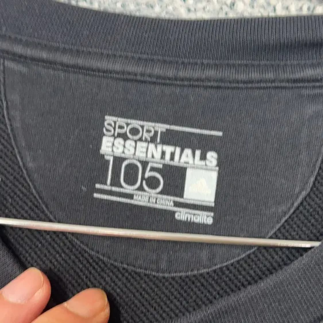 아디다스 박스로고 블랙 맨투맨 105 상품이미지3