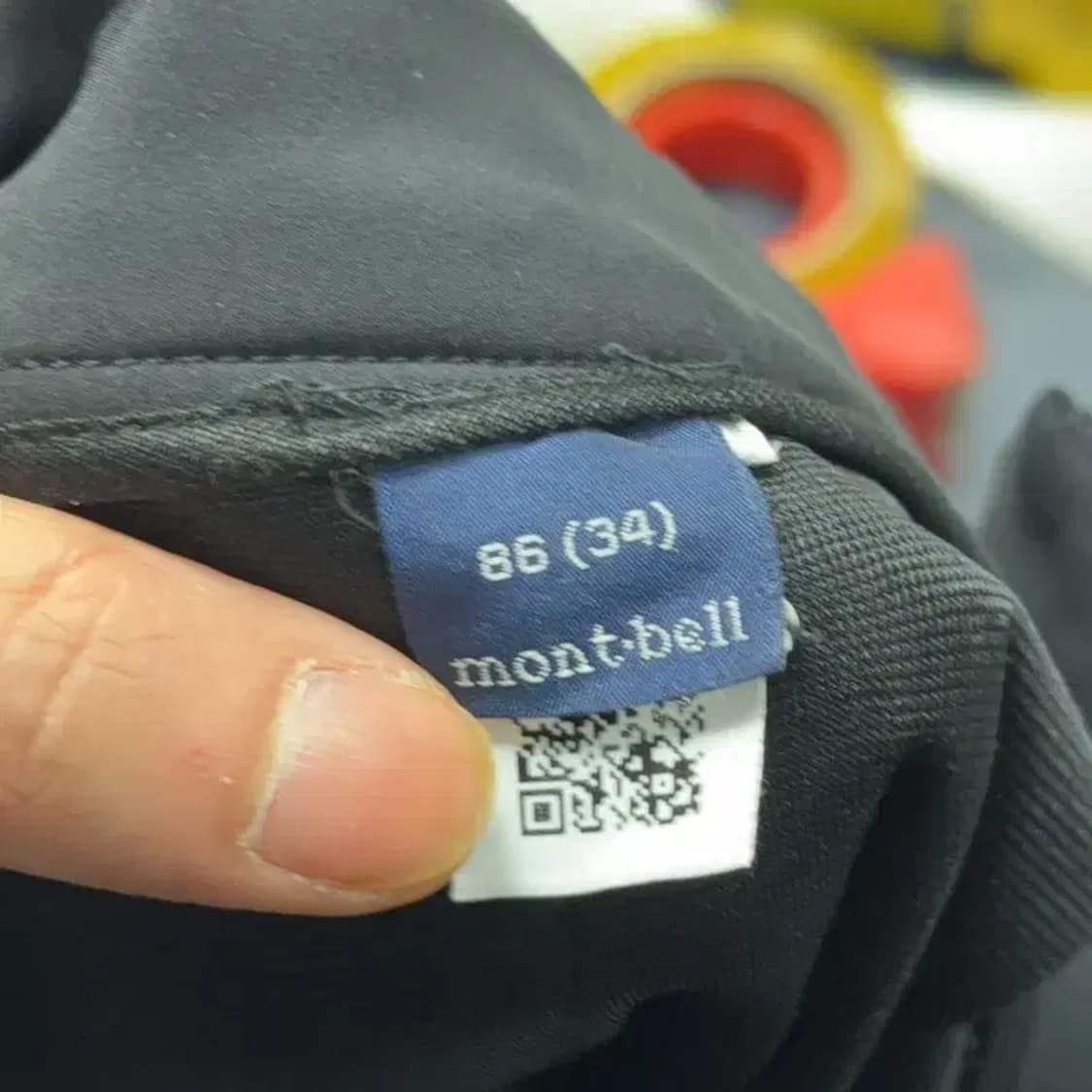 몽벨 등산 기능성 블랙 팬츠 34 상품이미지5