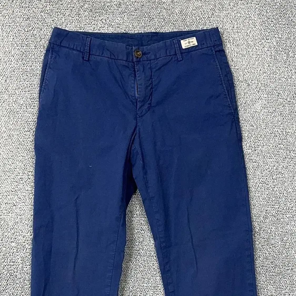 타미힐피거 네이비 코튼 팬츠 29 32 상품이미지3
