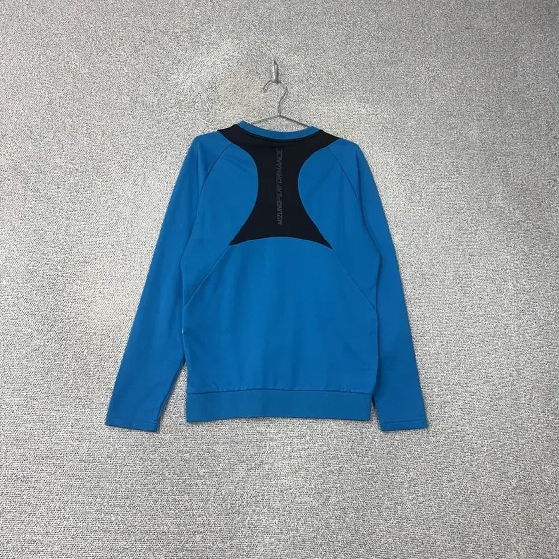 미즈노 블루 로고 기능성 긴팔티 M 상품이미지2