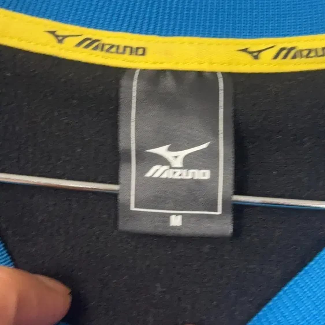 미즈노 블루 로고 기능성 긴팔티 M 상품이미지3