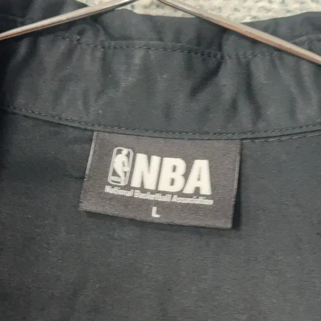 NBA 휴스턴 프린팅 로고 블랙 롱 셔츠 L 상품이미지3