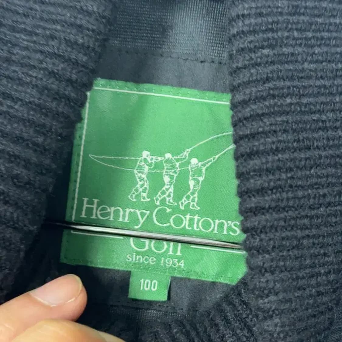 헨리코튼 골프 로고 캐주얼 자켓 100 상품이미지3